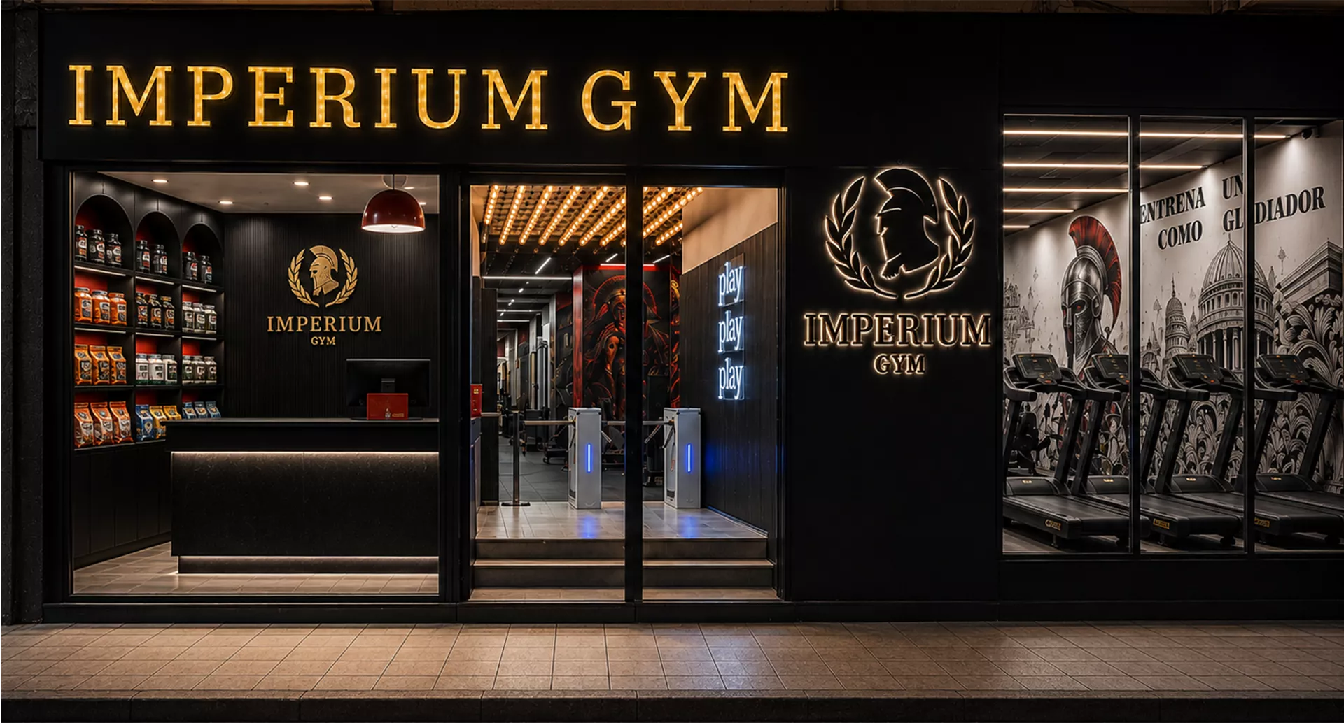 Fachada Imperium Gym Águilas